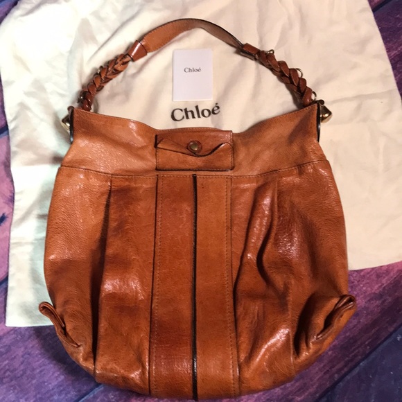 ❌SOLD❌Chloè Heloise Leather Braided Strap Hobo Bag - Picture 3 of 8